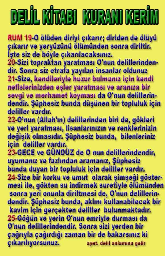 Allahın Delilleri net